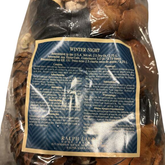 RARE Discontinued Ralph Lauren Winter Night Scented Potpourri - Picture 6 of 6